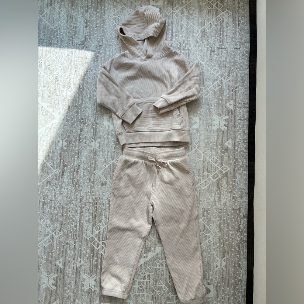 Cat and Jack Tan Corded Matching Set 2T/3T